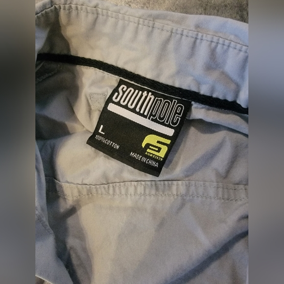 Y2K South pole button up large - Picture 7 of 8